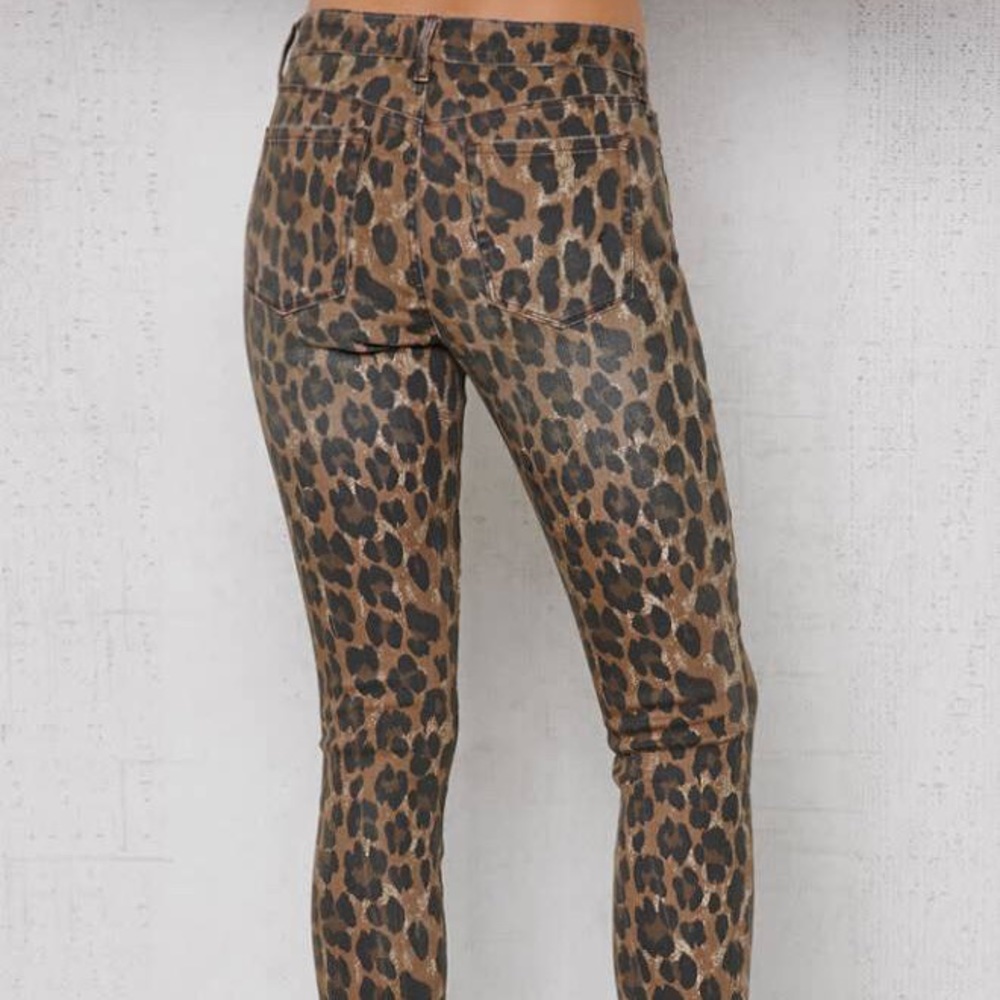 Pacsun mid rise skinniest leopard - Picture 4 of 8